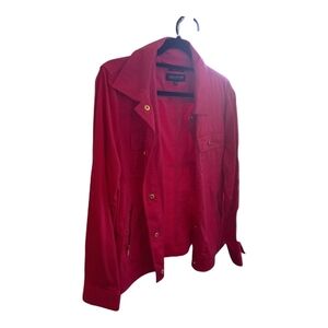 Jones New York Vibrant Red Utility Jacket